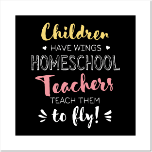 Homeschool Teacher Gifts - Beautiful Wings Quote Posters and Art